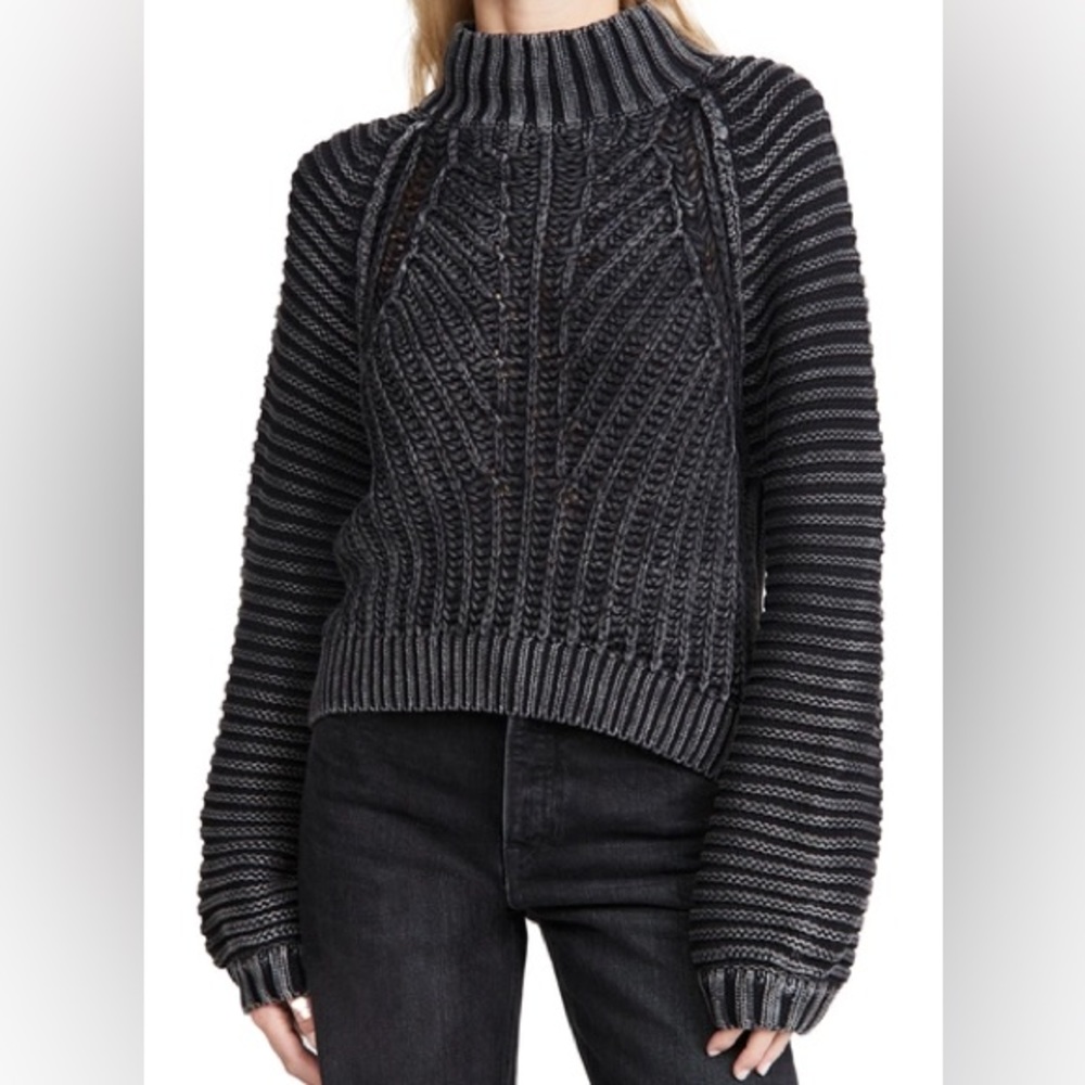 Free People Mock Neck Sweater